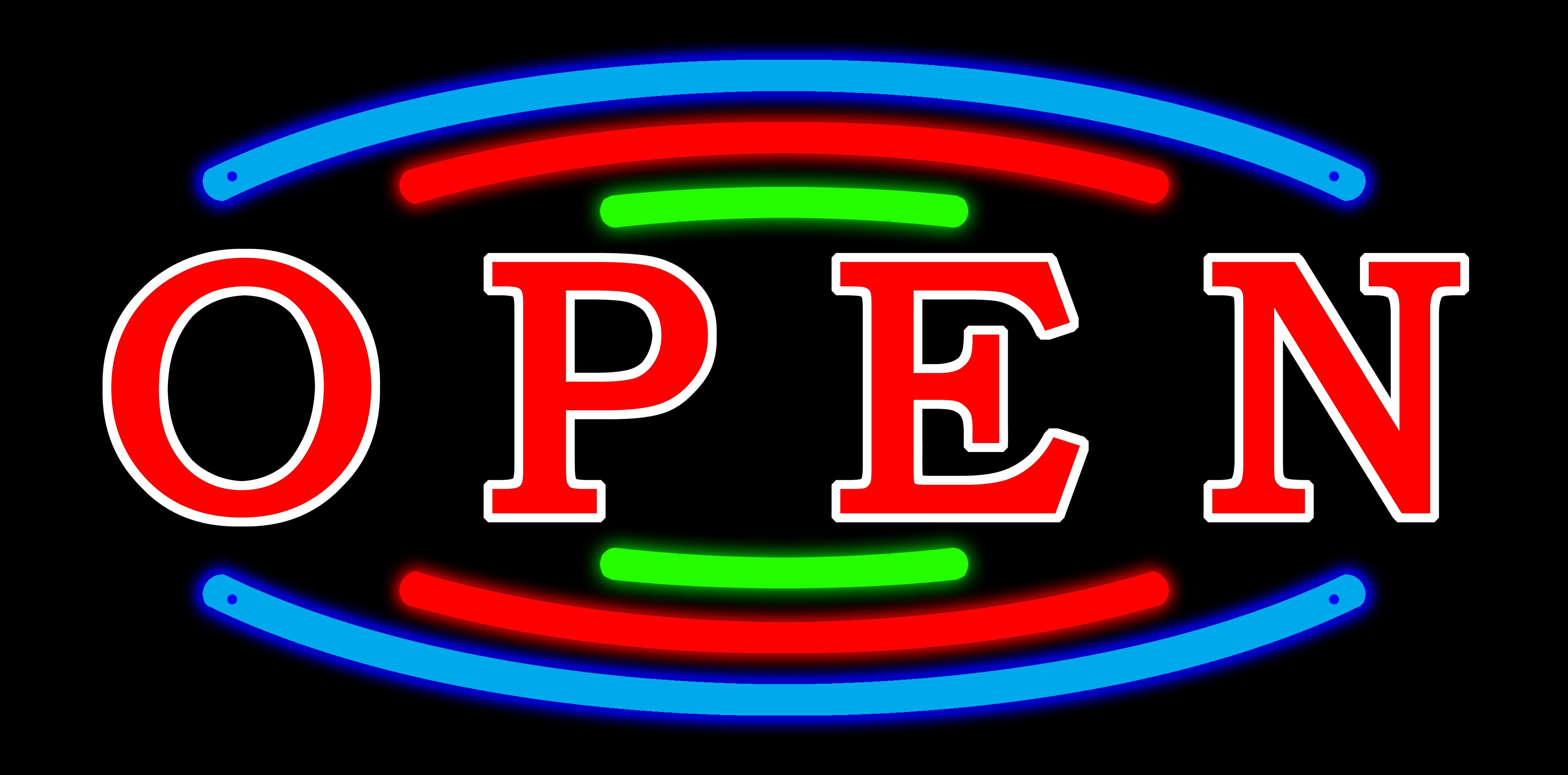 2019 new sale animated flashing store open led letter sign for the store sign