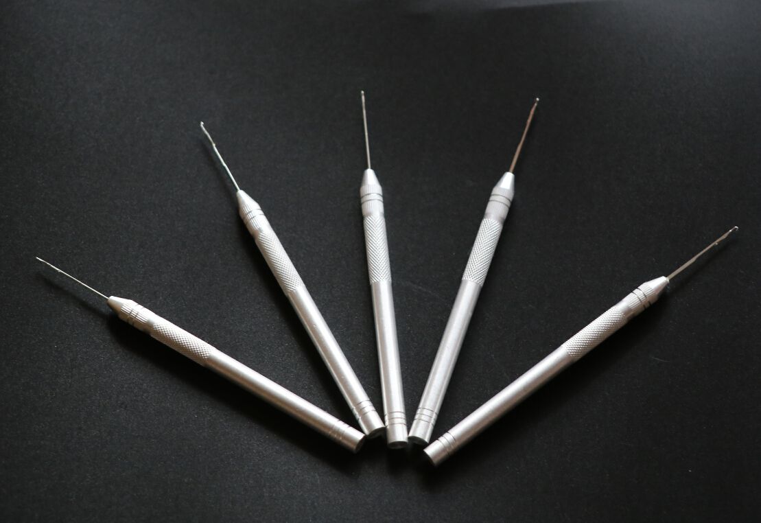 2020 Aluminium Feather Hair Extension Kit Pulling Puller Pull Needle