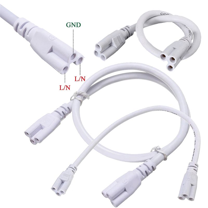 T5 T8 Led Lamp Connecting Wire 1ft 5ft Integrated Cable Fluorescent Holders Best Super Bright