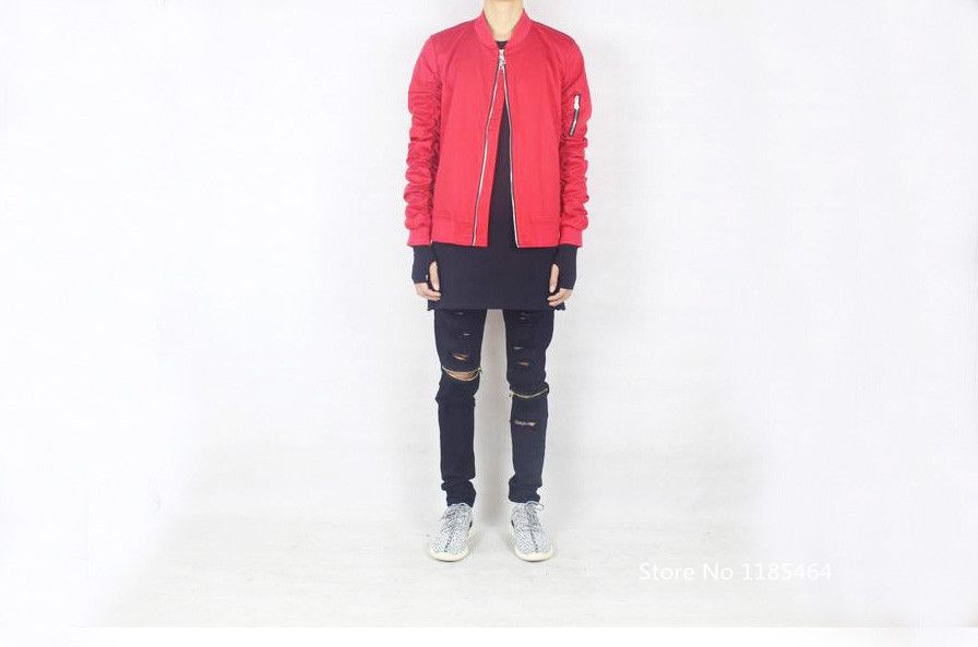 Red Bomber Jacket Men Hip Hop Streetwear Brand Designer Off White See larger image - Red Bomber Jacket Men Hip Hop Streetwear Brand Designer Off White
