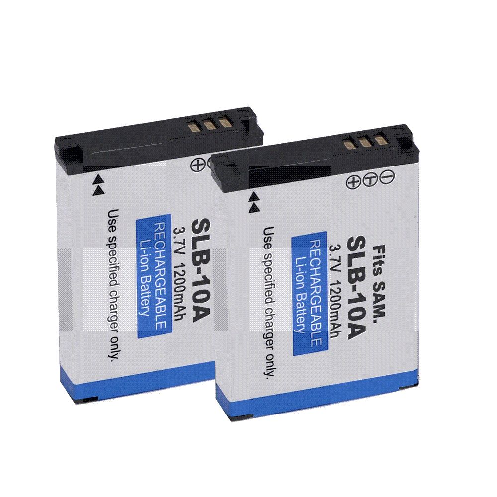 1200mAh SLB 10A SLB 10A SLB10A Digital Battery Car Charger For Samsung