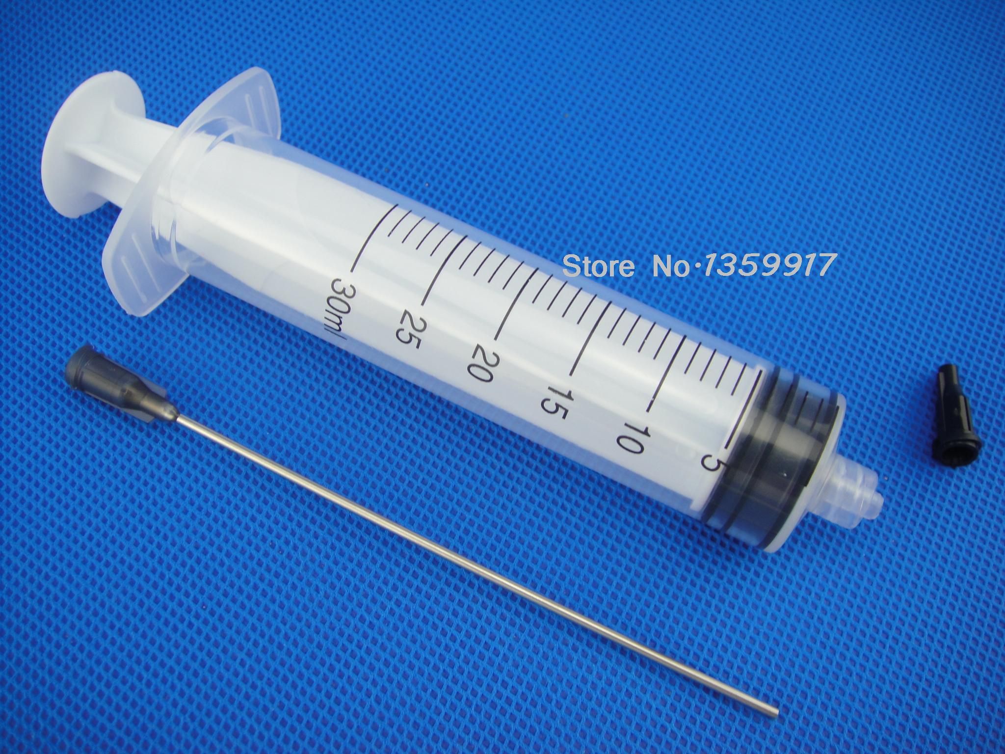 2019 30ml / Branch 30cc Syringe Luer Lock Up + 16G Blunt Tip Needle