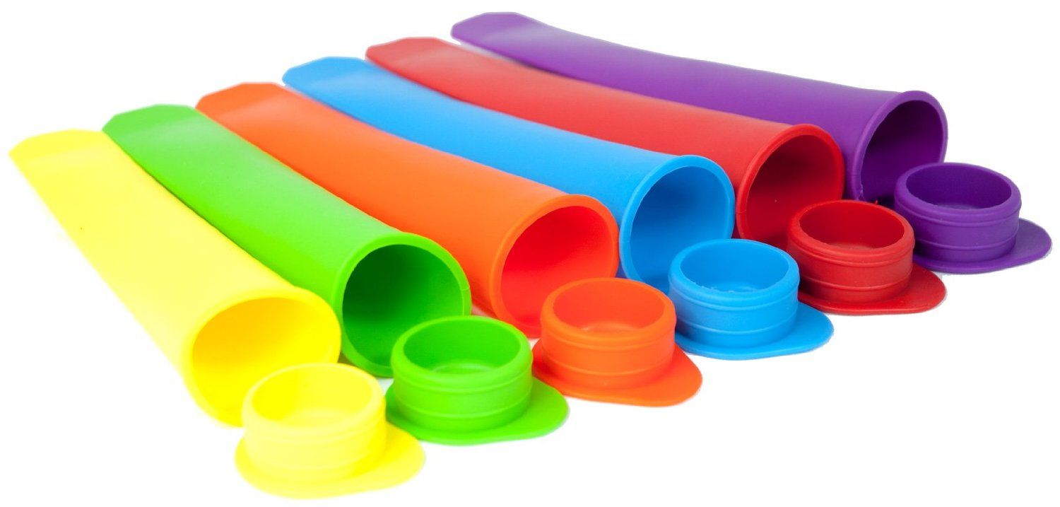 2018 Silicone Popsicle Molds Ice Pop Molds FDA Colorful Silicone Ice