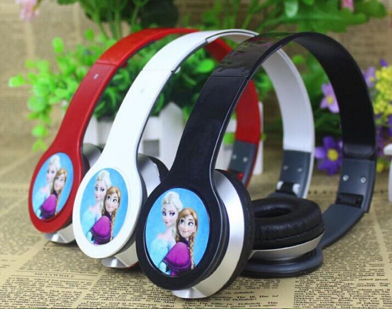 Frozen Princess Anna Elsa Headset Headphone Kids Cartoon Olaf Headband