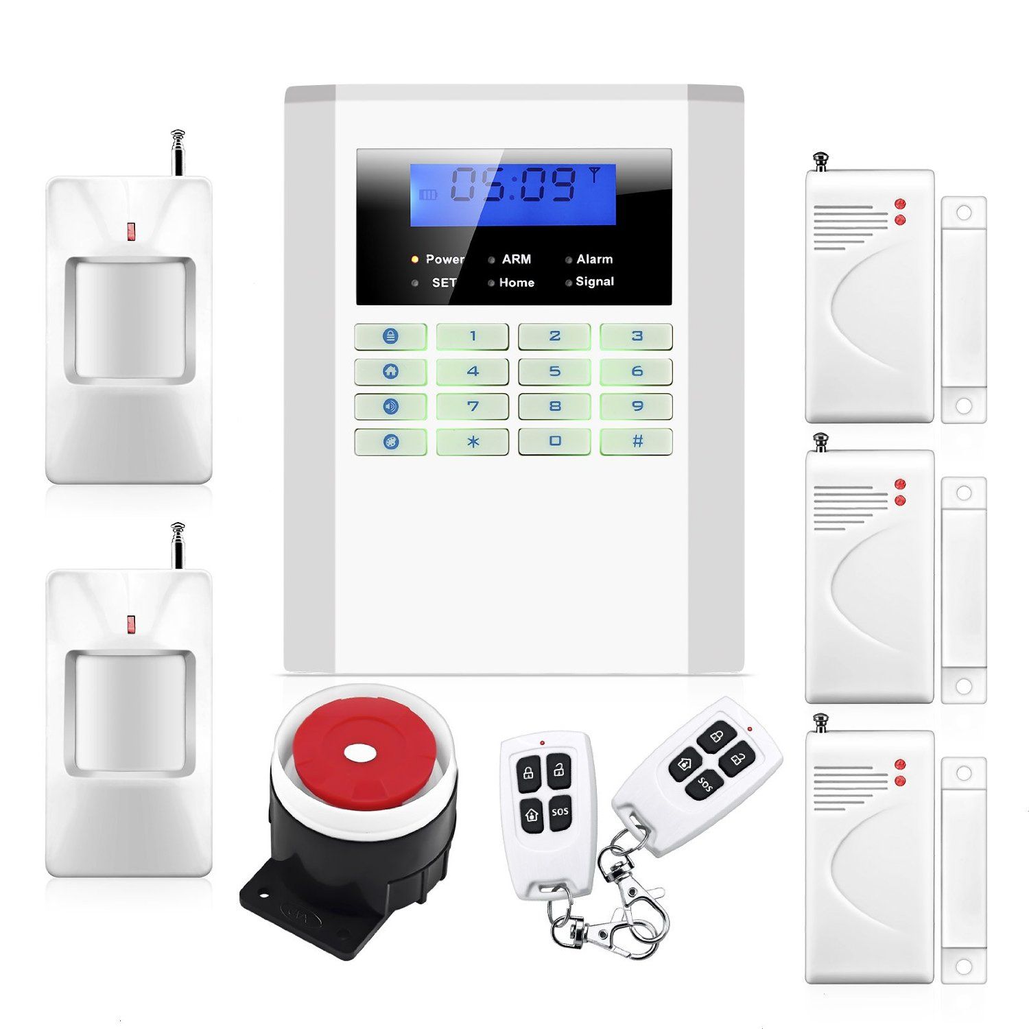 Safearmed TM SF 10B Wireless Quad Band GSM SMS Alert Security Door Gate