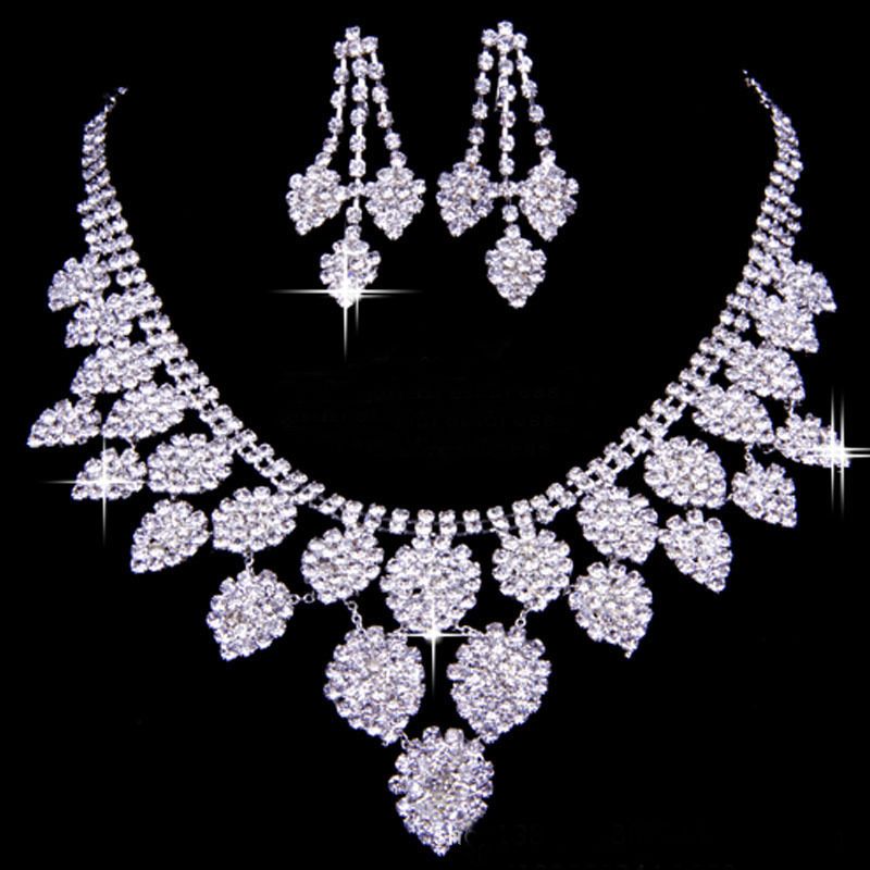 2016 Bling Bling Luxury Rhinestone Bridal Accessories Bridal Necklace