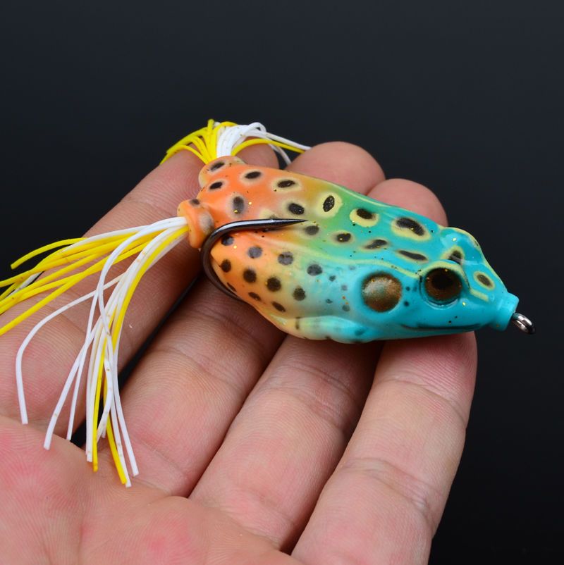 2021 Plastic Fishing Lures Frog Lure Crank Baits Tackle Bass Hooks From