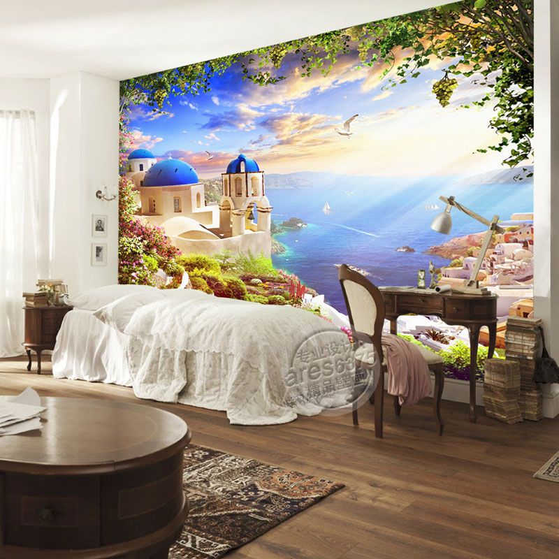 Großhandel Fantasy Castle Fototapete Benutzerdefinierte 3D ...