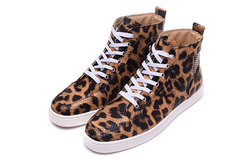2017 Luxury Designer Spotted Leopard Print Decoration High Help ... 2017 Luxury Designer Spotted Leopard Print Decoration High Help ...