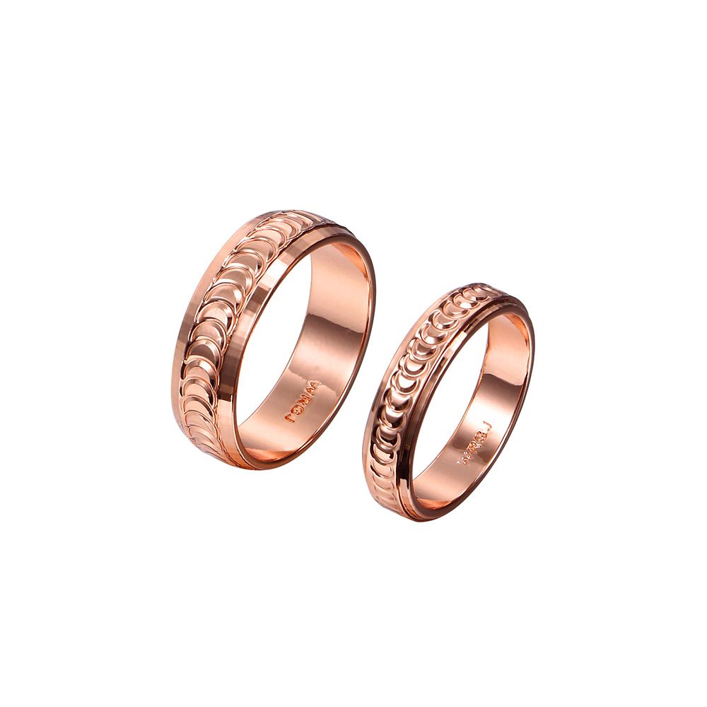 Popular Rose  Gold  Couple  Rings  XD77 Advancedmassagebysara