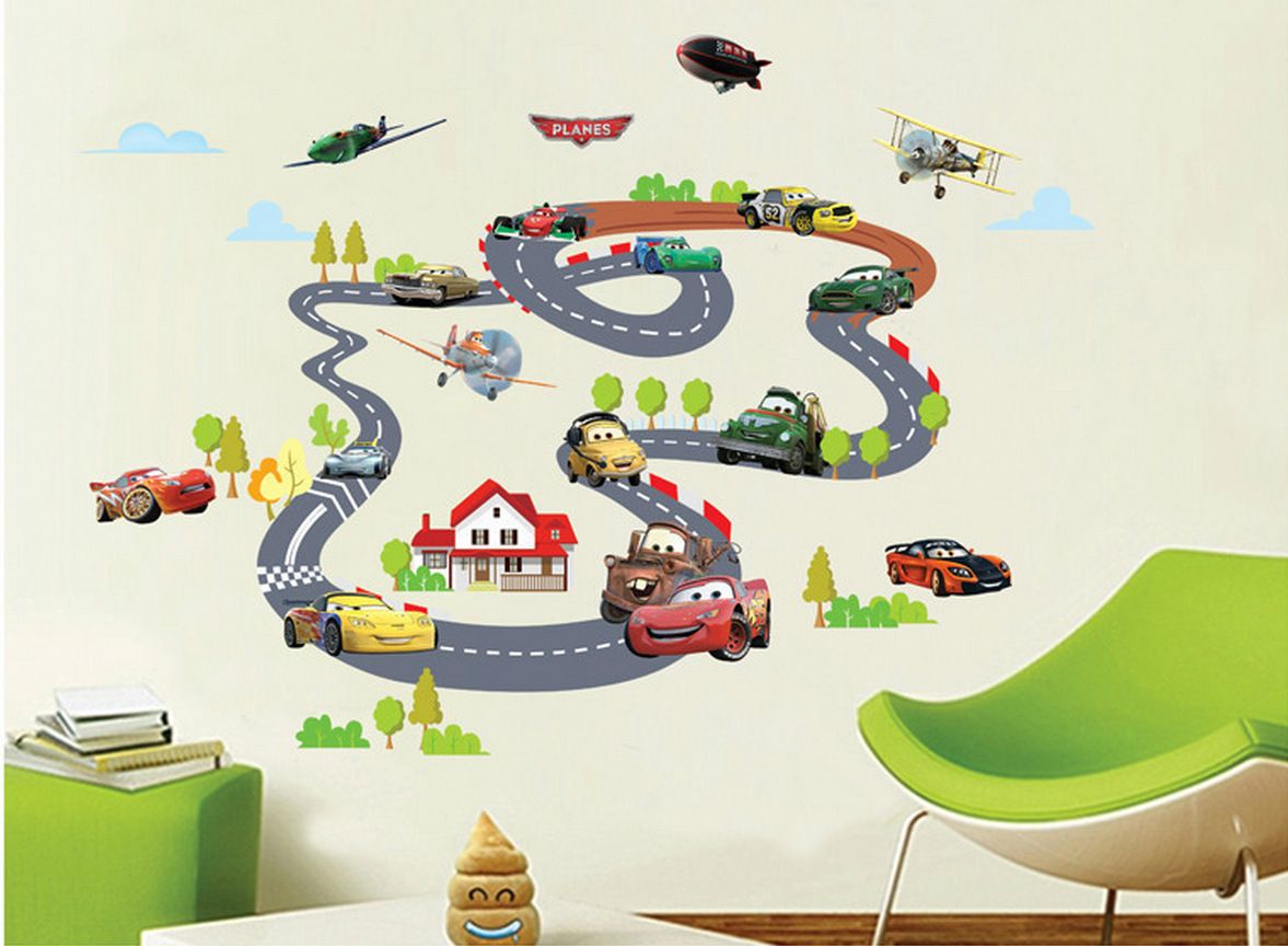 Car On Rail Racing Wall Art Decal Sticker Kids Room Nursery Mural - Car On Rail Racing Wall Art Decal Sticker Kids Room Nursery Mural Walldecoration Poster Sky Airplane House Wall Tree Art Graphic Sticke Cloud Walldecals car on rail racing wall art decal sticker kids room nursery mural - car on rail racing wall art decal sticker kids room nursery mural walldecoration poster sky airplane house wall tree art graphic sticke cloud walldecals
