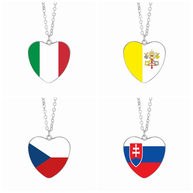 Grosshandel Italien Flagge Anhanger Halsketten 25mm Herz Glas Cabochon Vatikan Tschechien Slowakei Flaggen Festival Frauen Schmuck Grosshandel Von Canuomen Jewelry 0 61 Auf De Dhgate Com Dhgate