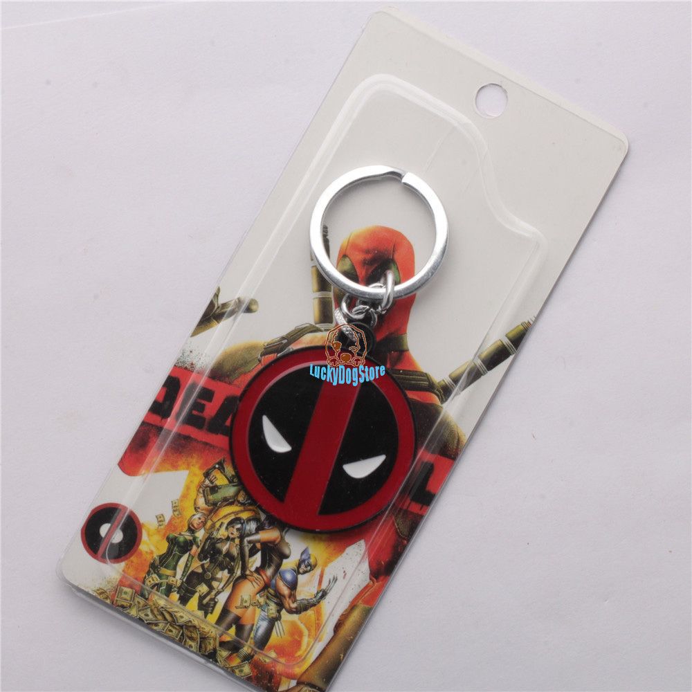 bob ross deadpool keychain