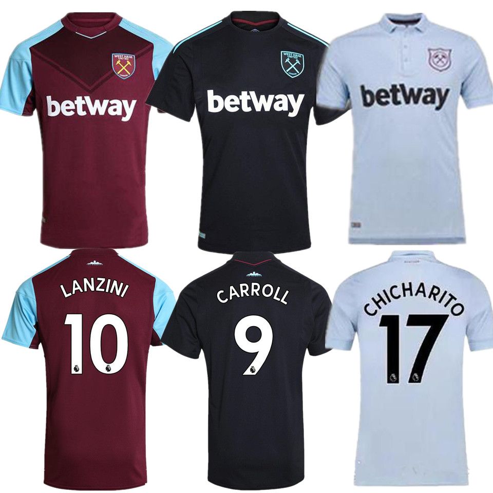2017 2018 West Ham United Home Soccer Jersey Feghouli 2017 2018 west ham united home soccer jersey feghouli