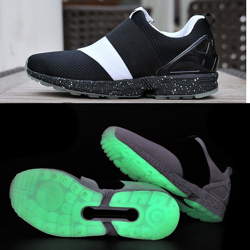 Green Black Pink Casual Hot In Italy Unisex Adidas Zx Flux Running Shoes