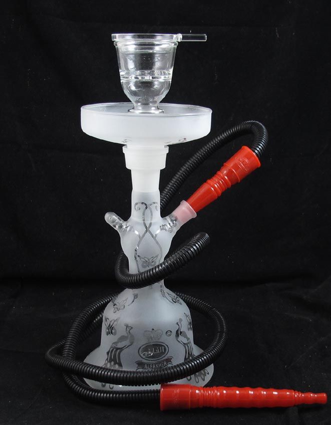 2021 Al Faker All Glass Hookah Shisha Packed In Leather Box From