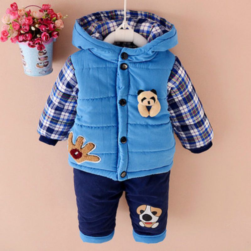 Baby Boys Winter Clothing Set Down Parkas For Boy Warm Jacket Coats