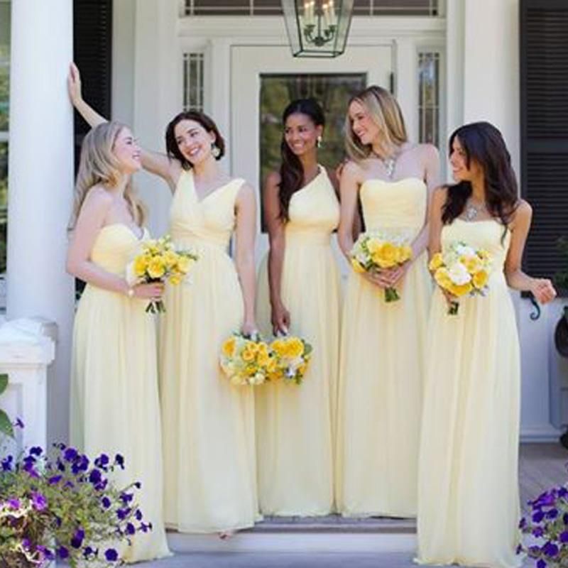 Yellow Bridesmaid Dresses