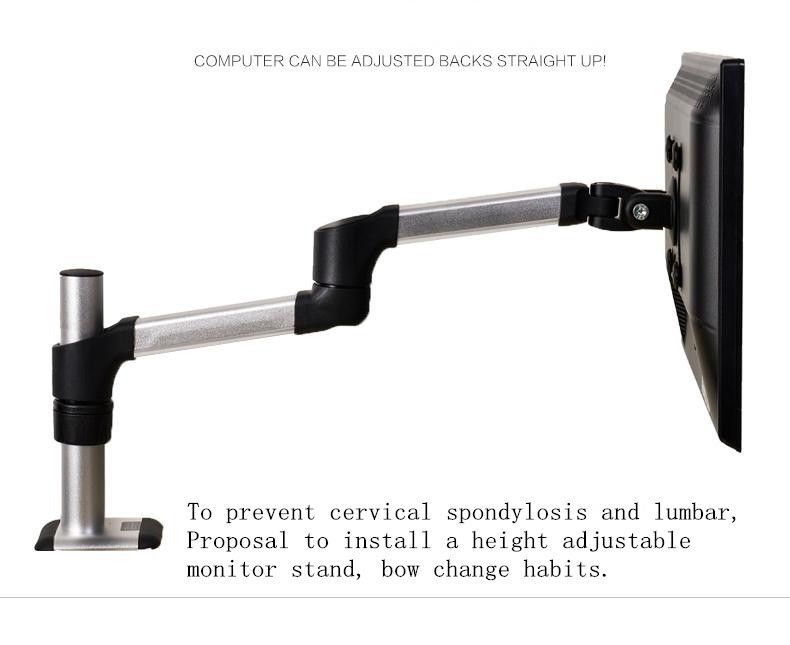 Universal Monitor Stand Adjule Aluminum Alloy Desktop Universal Monitor Stand Adjule Aluminum Alloy Desktop Rotatable Computer Mounting Bracket Desk Lcd Arm