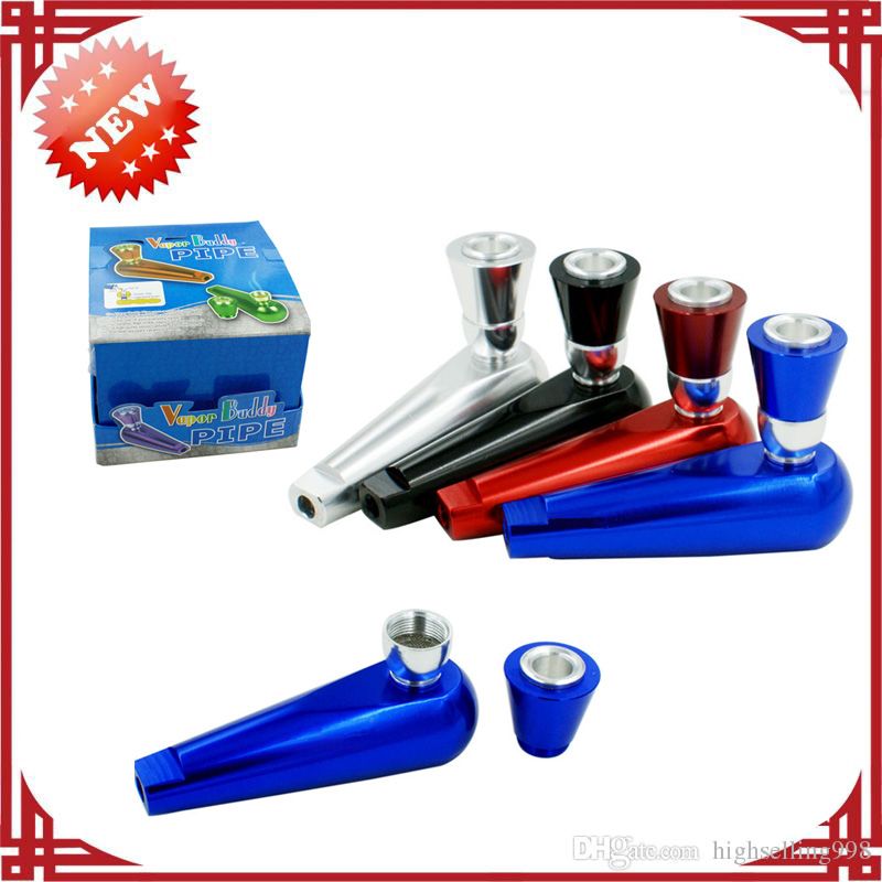 2019 2015 Newest Fashion Colorful Vapor Buddy Pipe Tobacco Pipe Round