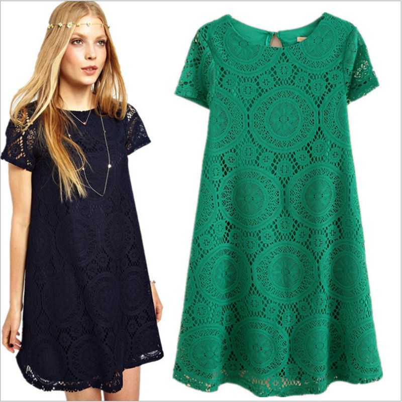 short casual dresses plus size