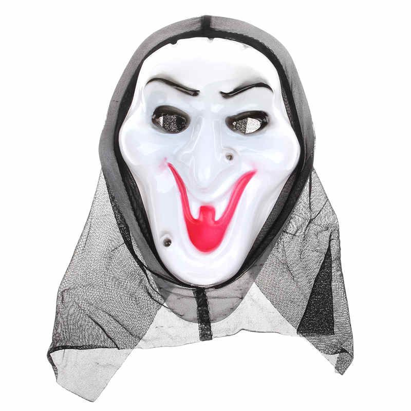 Horror Mask Screaming Witch Full Face White Volto Cosplay Venetian ...