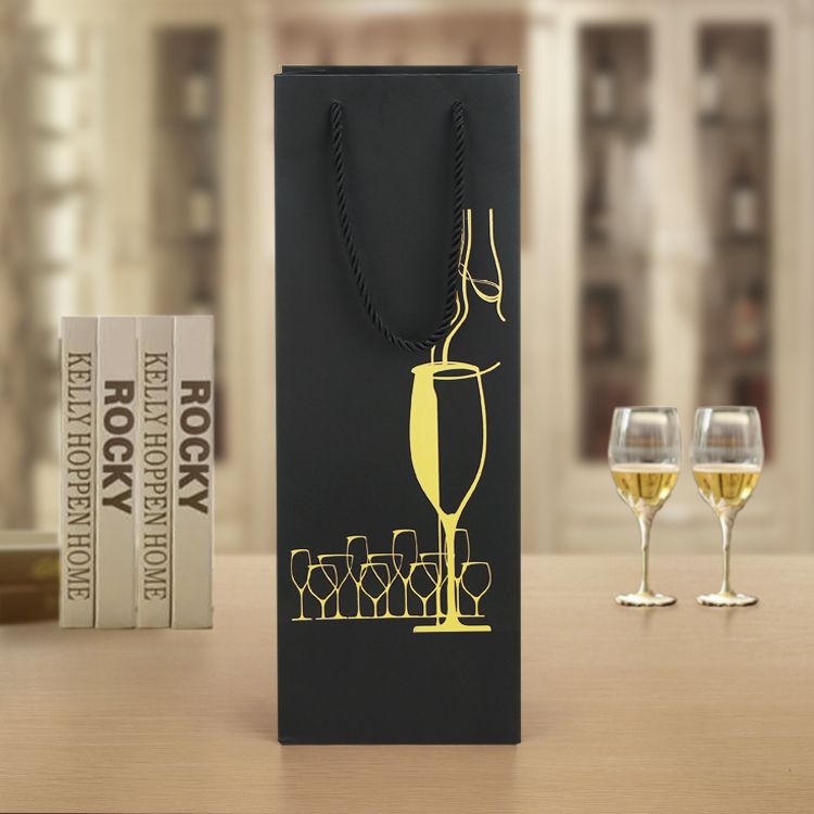 Highgrade Single Red Wine Package Bags Wine Gift Handbag for Wedding