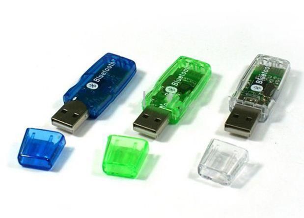 Atacado-Transparente Mini Bluetooth USB SE388 2.0   adaptador EDR Dongle 20m PC Laptop