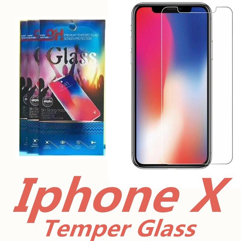 Para Iphone X 8 Protector De Pantalla De Vidrio Templado Para Iphone 7s Iphone X Edition Película 033mm 25d 9h Paquete De Papel De Vidrio Temper