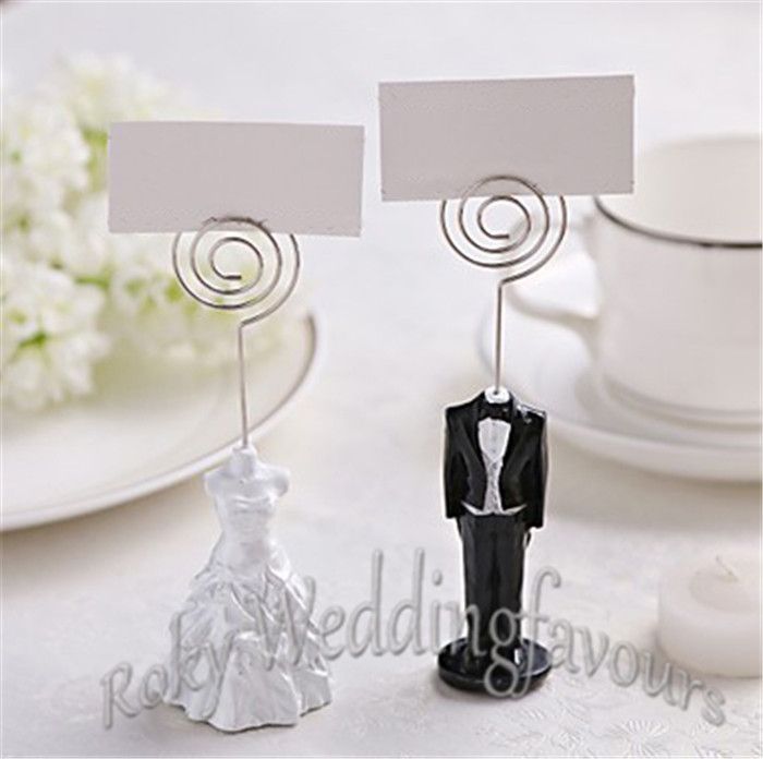 Bride And Groom Place Card Holder Wedding Party Decoration Party Card
