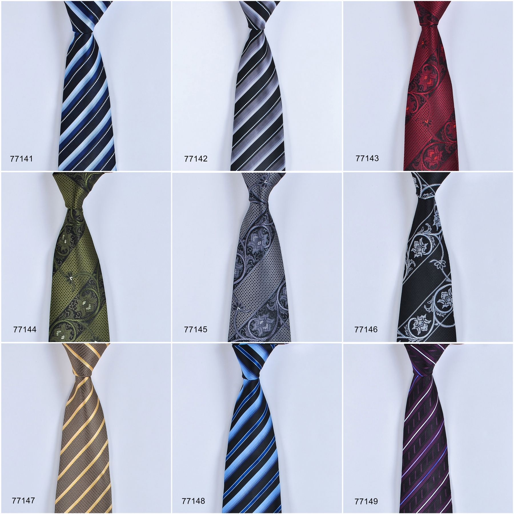 New Arrival In Stock Ties For Men 100 Silk Necktie Fashion Accessories