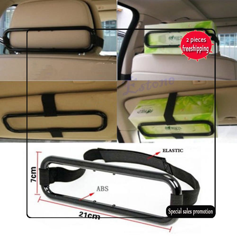 Universal Car Sun Visor Tissue Paper Box Holder Auto Seat Back Universal Car Sun Visor Tissue Paper Box Holder Auto Seat Back Accessories Clip Bracket
