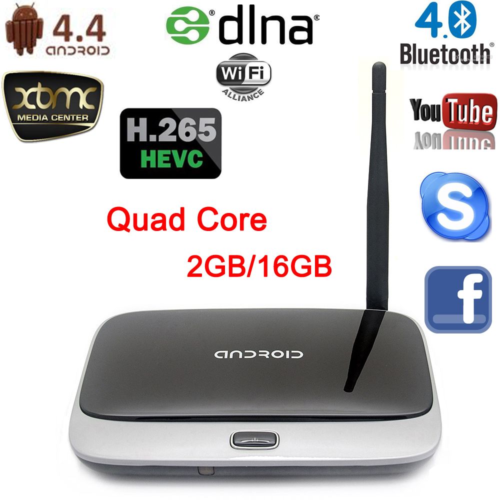 Quad Core ARM Cortex A7 2G/16G XBMC DLNA Miracast Airplay WiFi