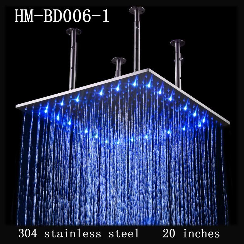 20 Inches Hydro Power Best Led Shower Head Ceiling 160305