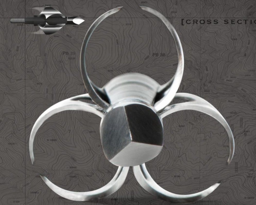 2019 6PK Archery Flying Arrow Toxic Broadheads For Crossbow Shot