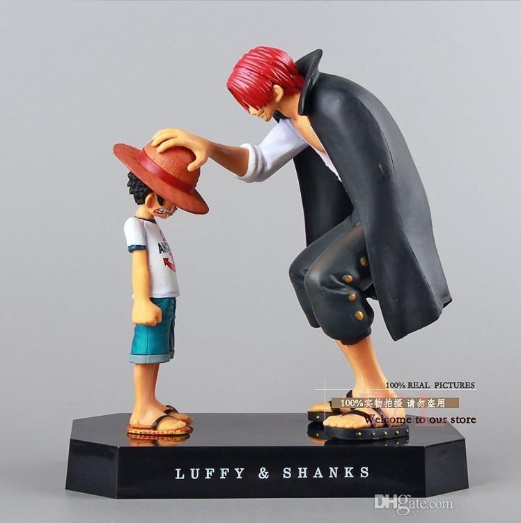 2018 One Piece Monkey D Luffy & Shanks Red Haired 18cm PVC ...