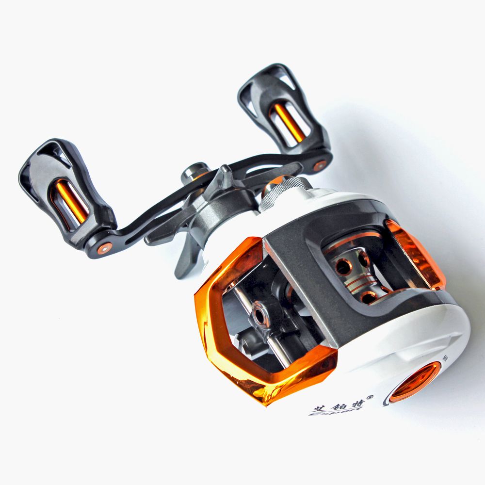 2019 Baitcasting Fishing Reel LP200 12+1BB Gear Ratio 6.31 Black Left