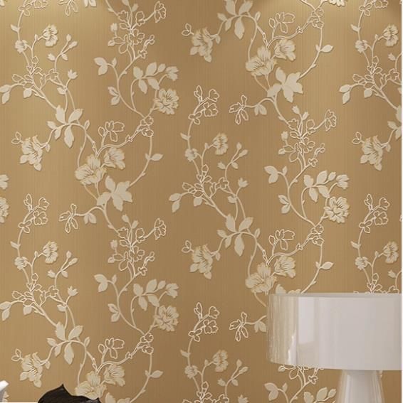 Embroidery 3d Modern Flower Mural Wallpaper Embossed Texture Purple Embroidery 3d Modern Flower Mural Wallpaper Embossed Texture Purple Brown Romant Fl Living Room Black And White