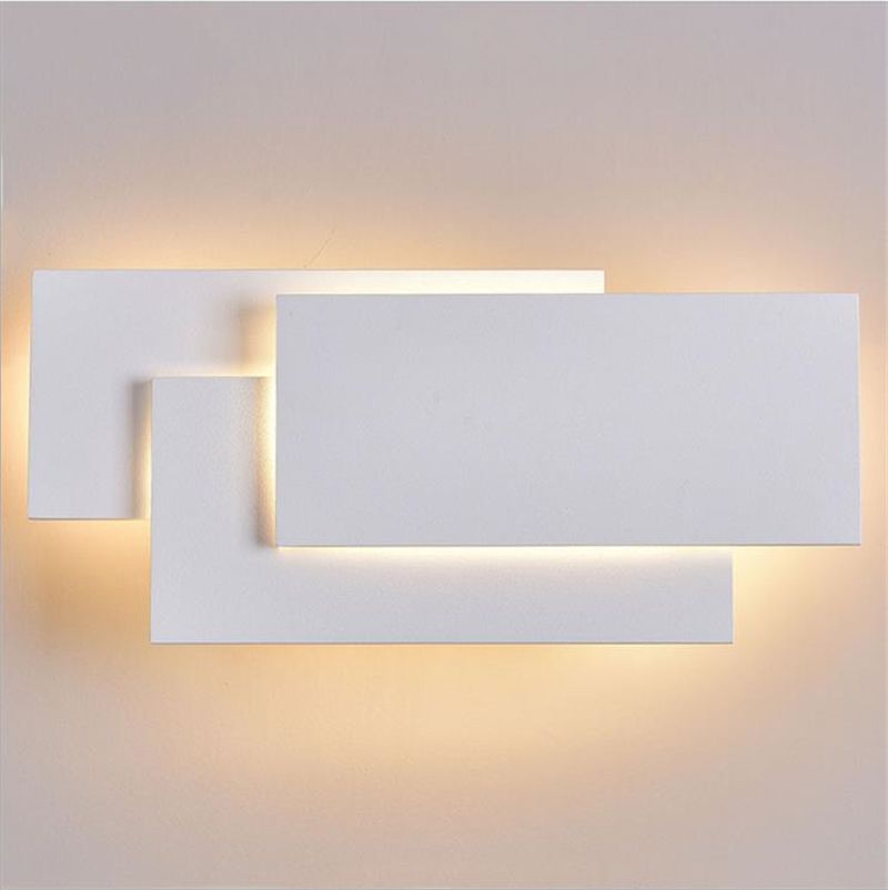 Modern Led Wall Lamps Ac85 265v 9w Aluminum Wall Mounted Living Room Bedroom Aisle Corridor Wall Lighting
