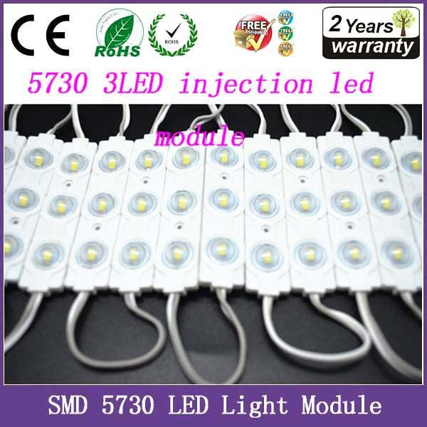 2019 5730 3leds 40 45lm Each, Injection Led Module With