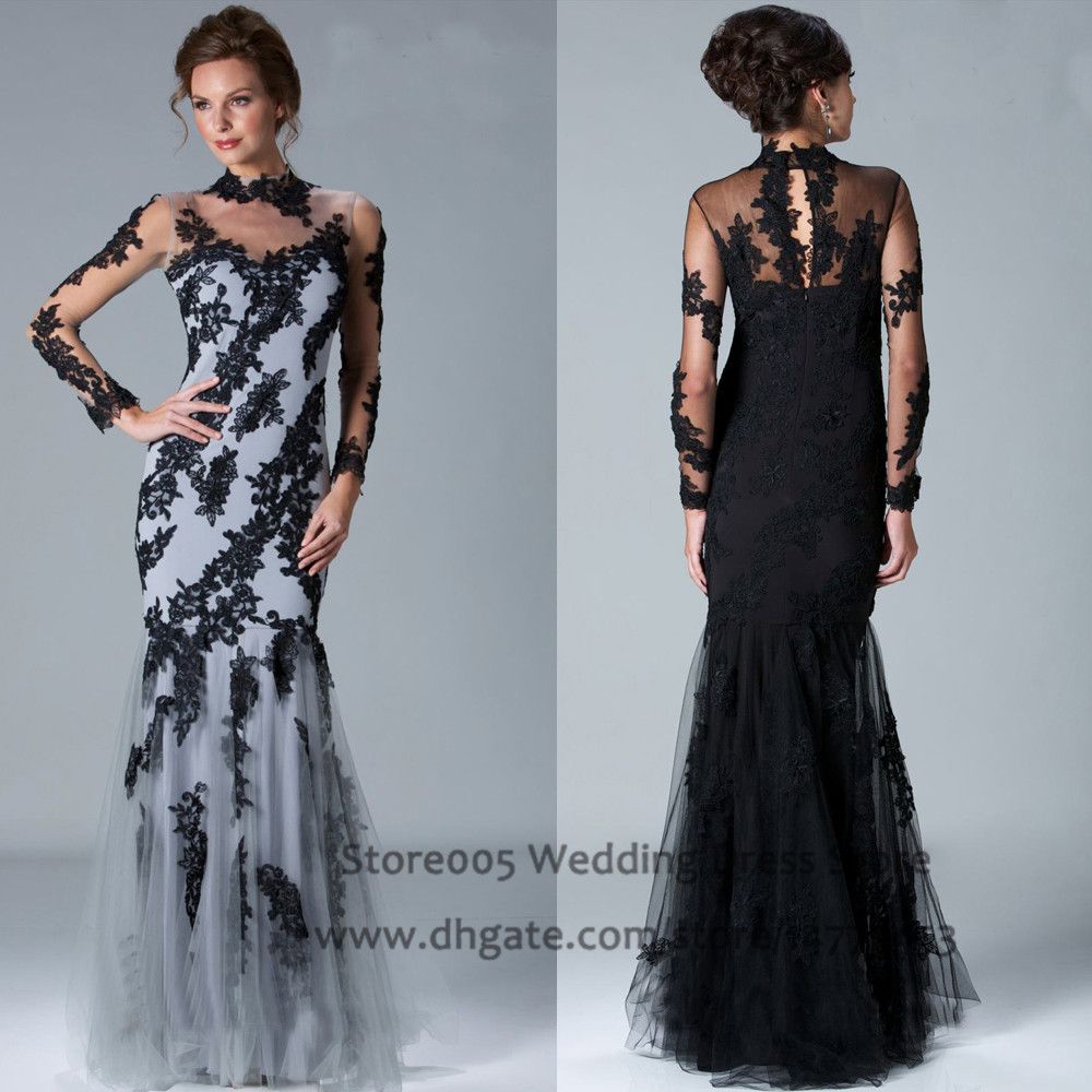 black mother of the bride gowns