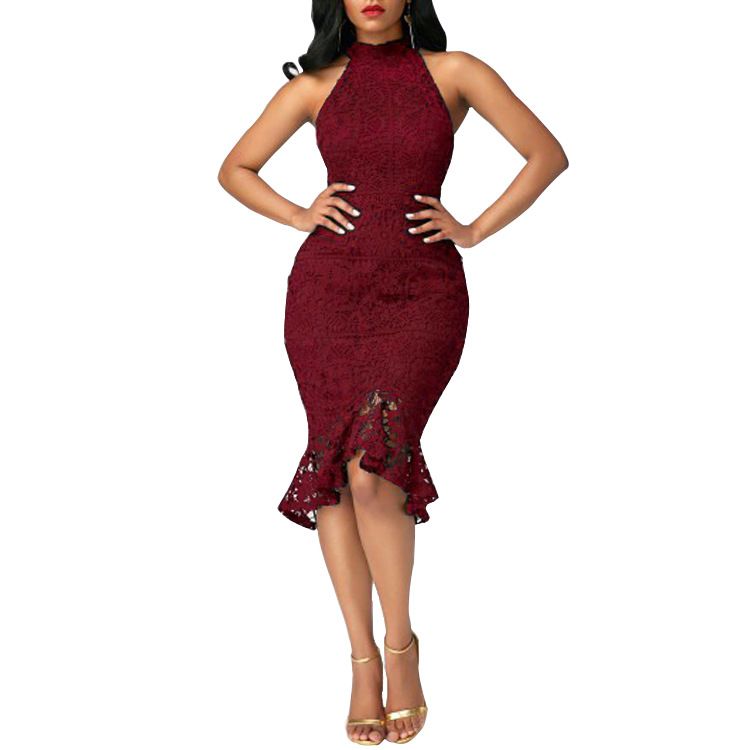 navy blue bodycon midi dress