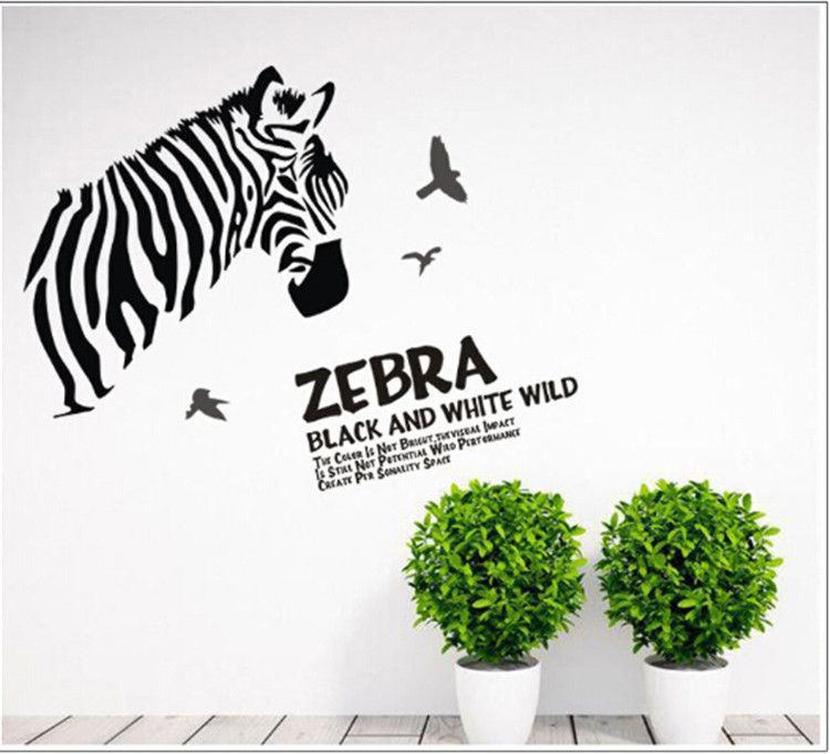 black and white wall stickers