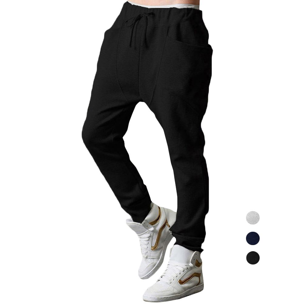 2019 S5Q Mens Casual Loose Harem Baggy Jogger Hip Hop Dance Sportswear ...