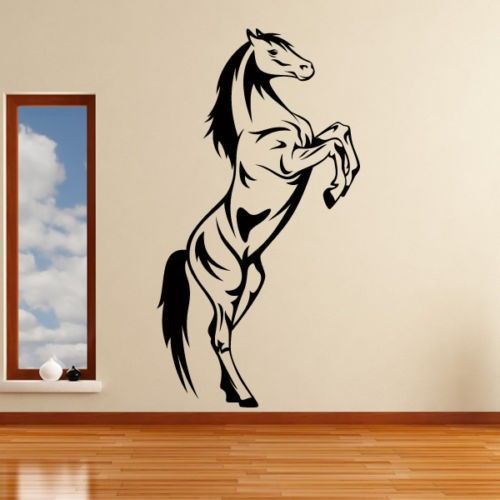 horse rearing wall art sticker decal home decoration wall mural