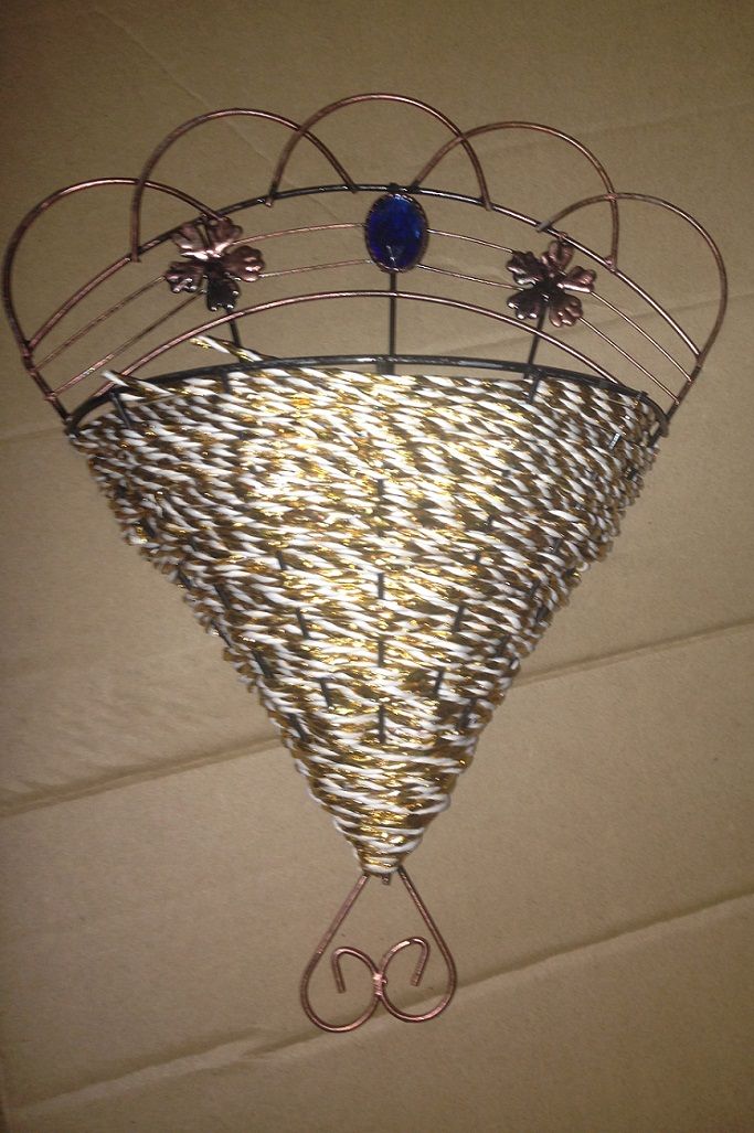 Wall Hanging Baskets factory supply wall hanging basket, wrought iron wicker Wall Hanging Baskets factory supply wall hanging basket, wrought iron wicker