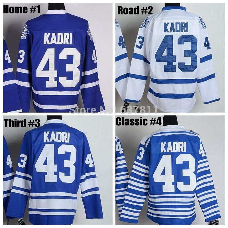 2019 Cheap Toronto Hockey Jerseys 43 Nazem Kadri Jersey Home Blue White 2014 Winter Classic