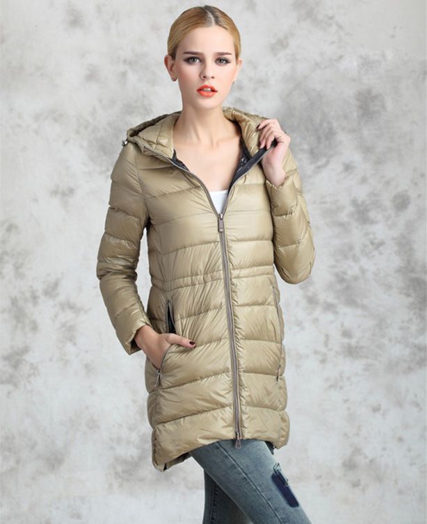 2019 2016 New European Brand Jacket Coat Woman Plus Size Women Duck Down Long Or Middle Winter ...