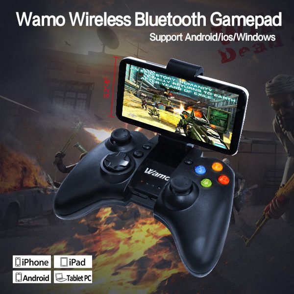 2015WAMO2 2.4GHz Wireless Gamepad Game Controller For PlayStation 3 PS3 Joystick Android TV Box