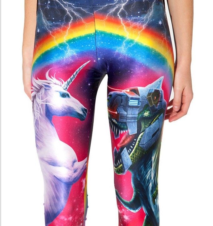 2020 Femael Funny Leggings Tight Littlefeet Pants Digital Print One